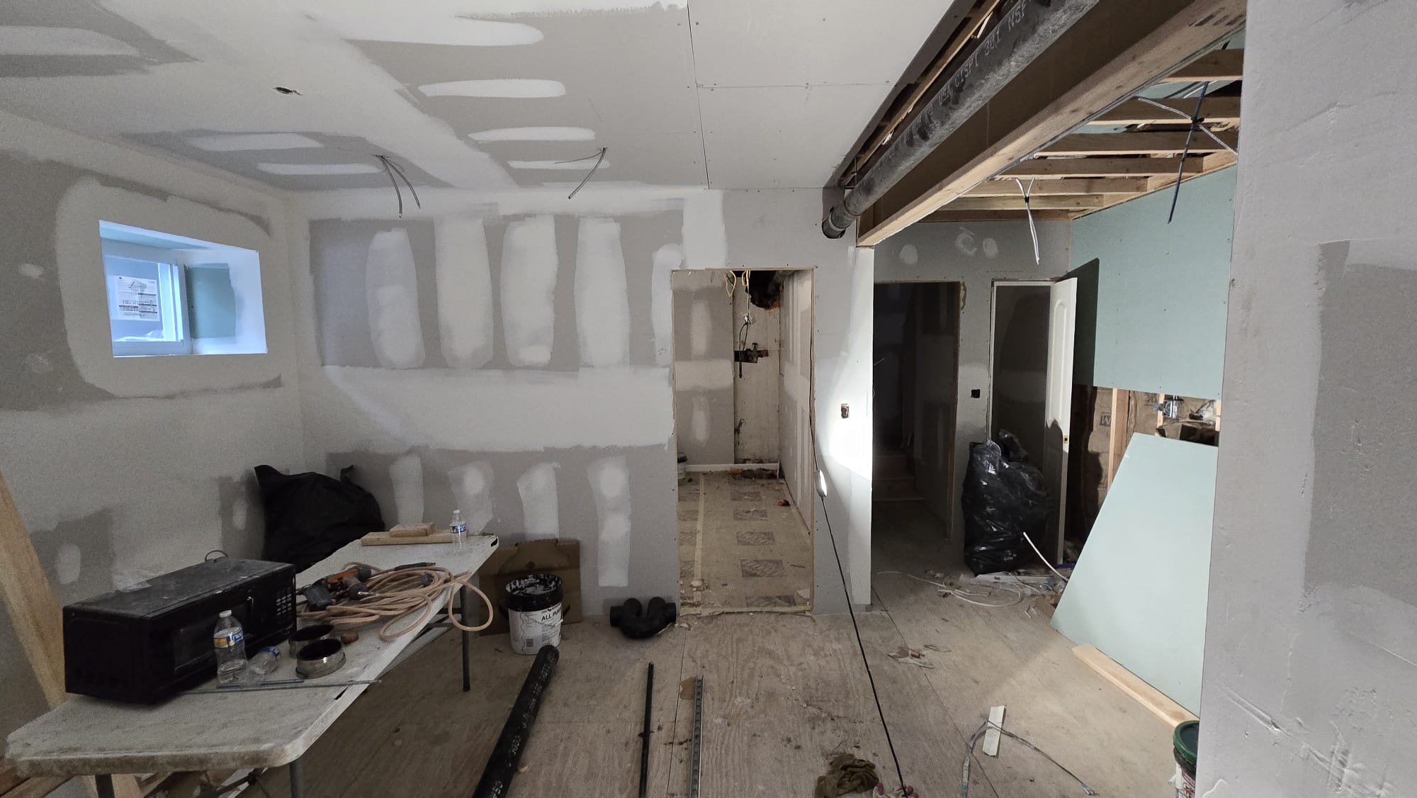 Interior Renovation — Drywall & Ceiling Framing